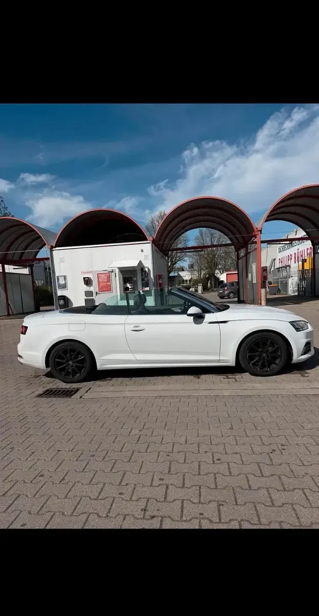 Gebraucht Audi A5 Cabriolet 190 PS (139 kW) 2018 Weiß Cabrio