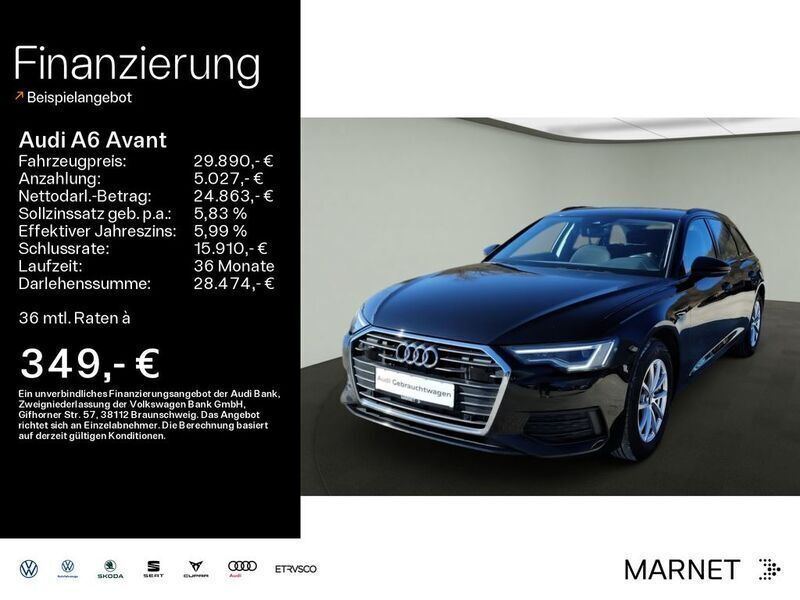 Schwarz Gebraucht 2021 Audi A6 Performance Kombi | 30.890 € (Fairer Preis) - Bild 1/4