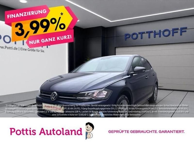 Blau Gebraucht 2021 VW Polo United Limousine | 13.577 € (Fairer Preis) - Bild 1/4