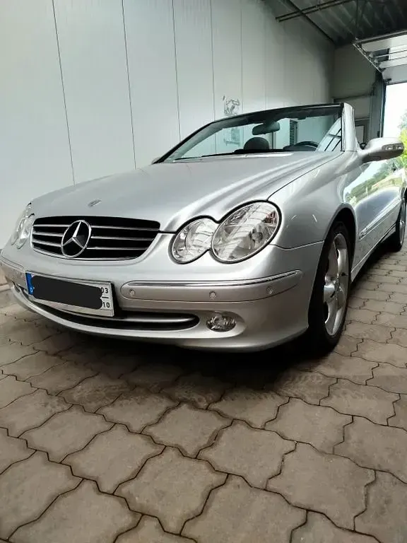 Gebraucht Mercedes CLK200 Avantgarde 163 PS (119 kW) 2003 Silber Cabrio