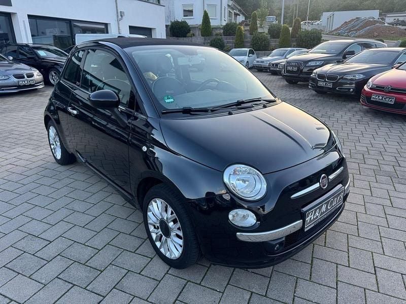 Schwarz Gebraucht 2015 Fiat 500C Cabrio | 6.700 € (Superpreis) - Bild 1/4