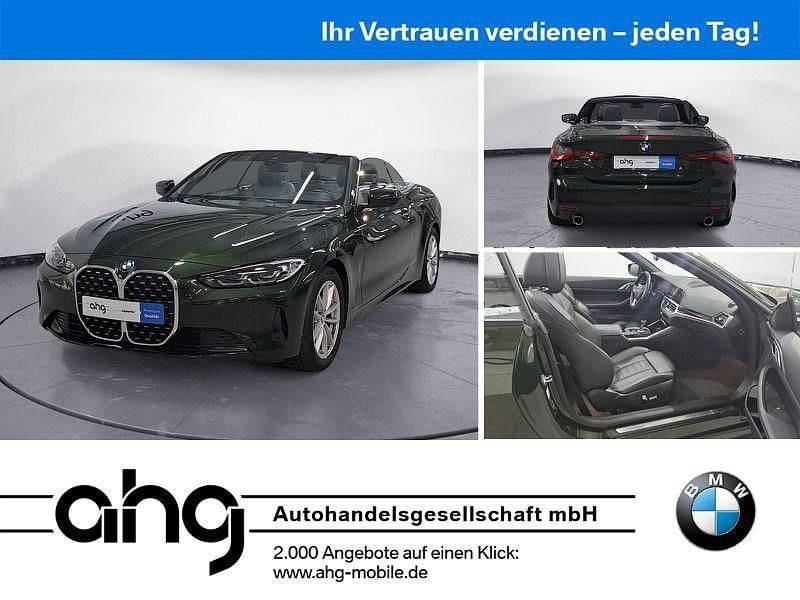 Grün Gebraucht 2021 BMW 420 Sport Line Cabrio | 35.860 € (Fairer Preis) - Bild 1/4