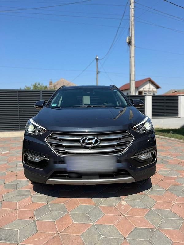 Blau Gebraucht 2016 Hyundai Santa Fe SUV | 17.200 € (Fairer Preis) - Bild 1/4