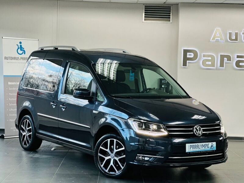 Gebraucht VW Caddy Highline 102 PS (75 kW) 2015 Starlight blue metallic Van / Kleinbus