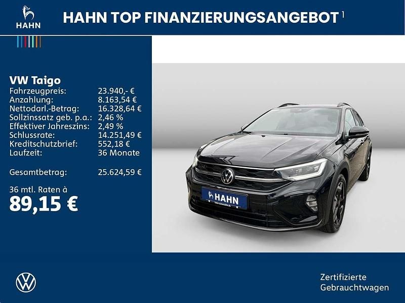 Gebraucht VW Taigo R-line 116 PS (85 kW) 2025 Deep black perleffekt SUV
