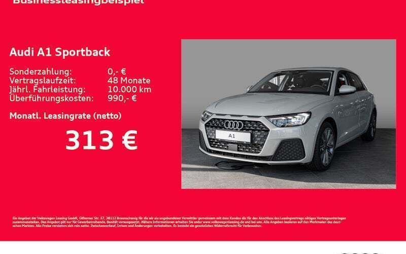 Silber Neu 2025 Audi A1 Sportback Kleinwagen | 29.792 € (Fairer Preis) - Bild 1/4