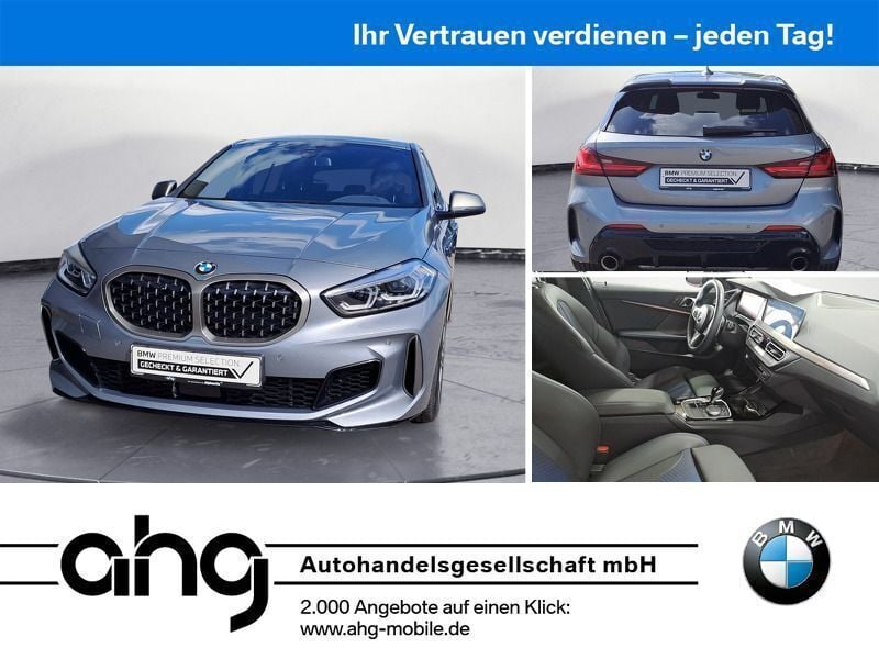 Grau Gebraucht 2024 BMW M135 Sport Line Kleinwagen | 37.420 € (Guter Preis) - Bild 1/4