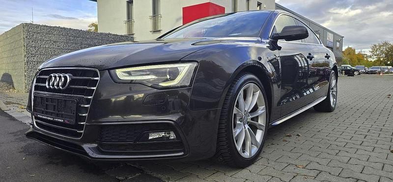 Grau Gebraucht 2015 Audi A5 Sportback S-Line Limousine | 14.490 € (Guter Preis) - Bild 1/4