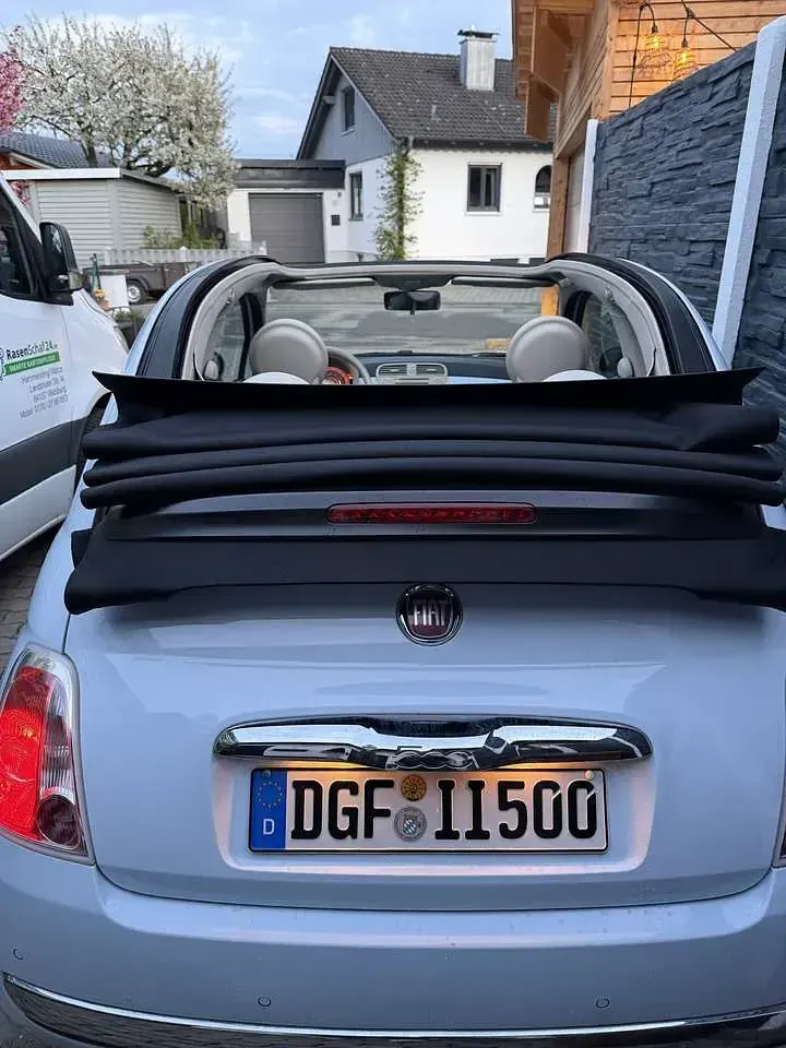 Gebraucht Fiat 500 69 PS (50 kW) 2010 Blau Cabrio
