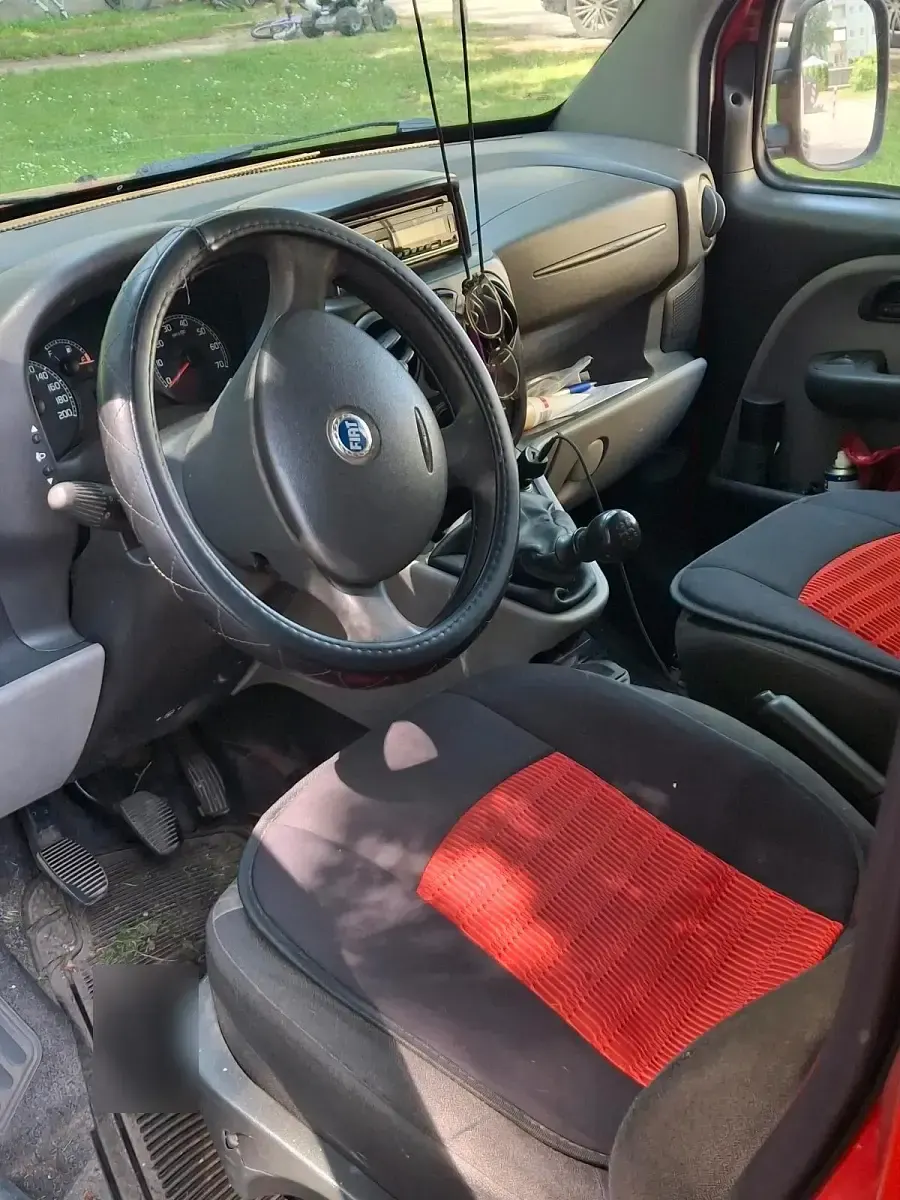 Gebraucht Fiat Doblò 65 PS (47 kW) 2006 Rot Van / Kleinbus