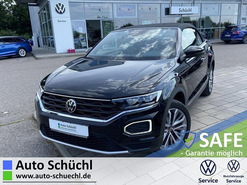 Deep black perleffekt Gebraucht 2021 VW T-Roc Cabriolet Style Cabrio | 23.870 € (Fairer Preis) - Bild 1/4