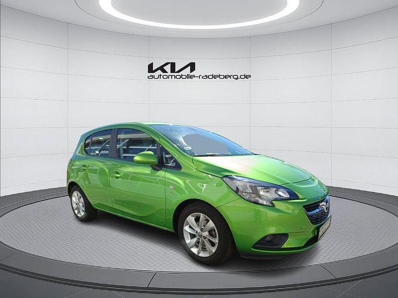 Gebraucht Opel Corsa drive 90 PS (66 kW) 2016 Grün Kleinwagen