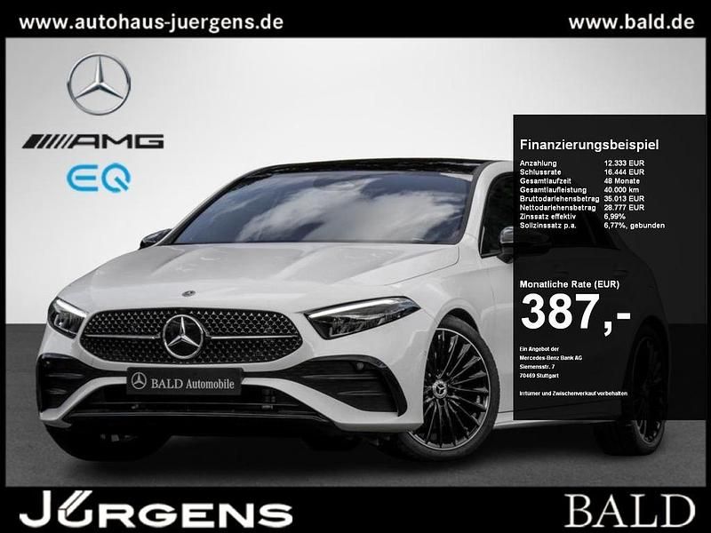 Polarweiß Gebraucht 2024 Mercedes A220 AMG Limousine | 41.110 € (Teuer) - Bild 1/4