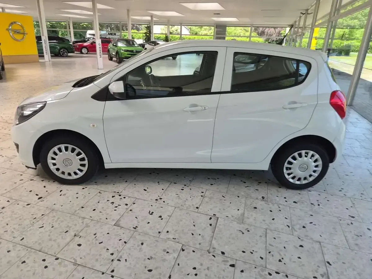 Gebraucht Opel Karl 75 PS (55 kW) 2015 Schneeweiss/summitwhite/arctic Kleinwagen