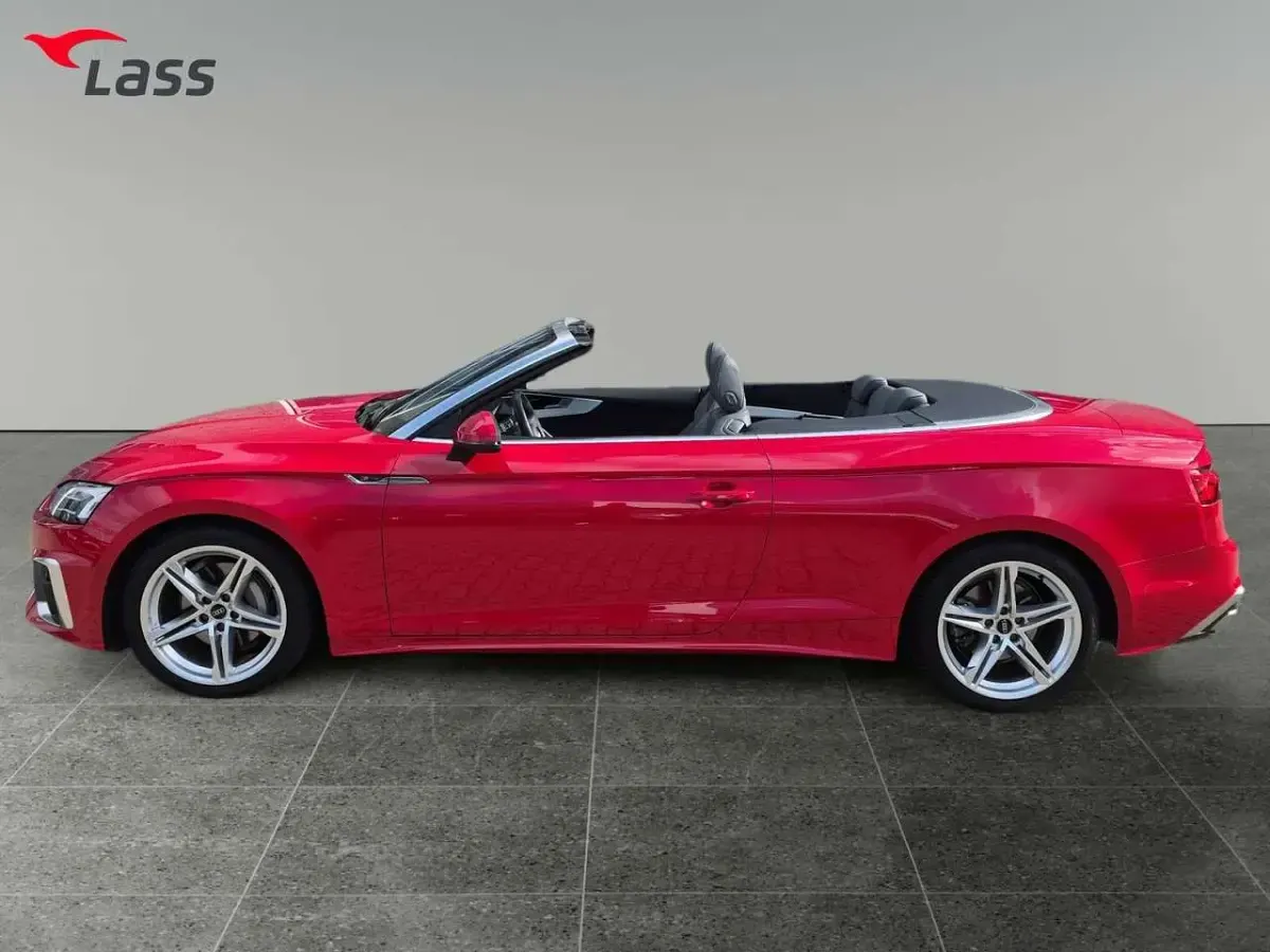 Gebraucht Audi A5 Cabriolet S-Line 204 PS (150 kW) 2022 Tangorot metallic Cabrio
