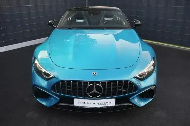 Gebraucht Mercedes SL63 AMG AMG 585 PS (430 kW) 2022 Blau Cabrio