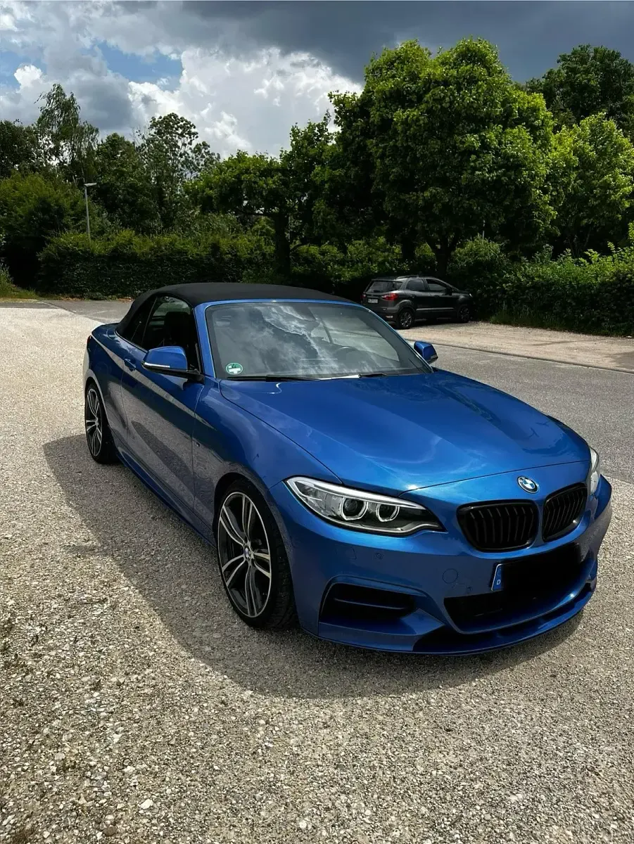 Gebraucht BMW M235 Performance 326 PS (239 kW) 2015 Blau Cabrio