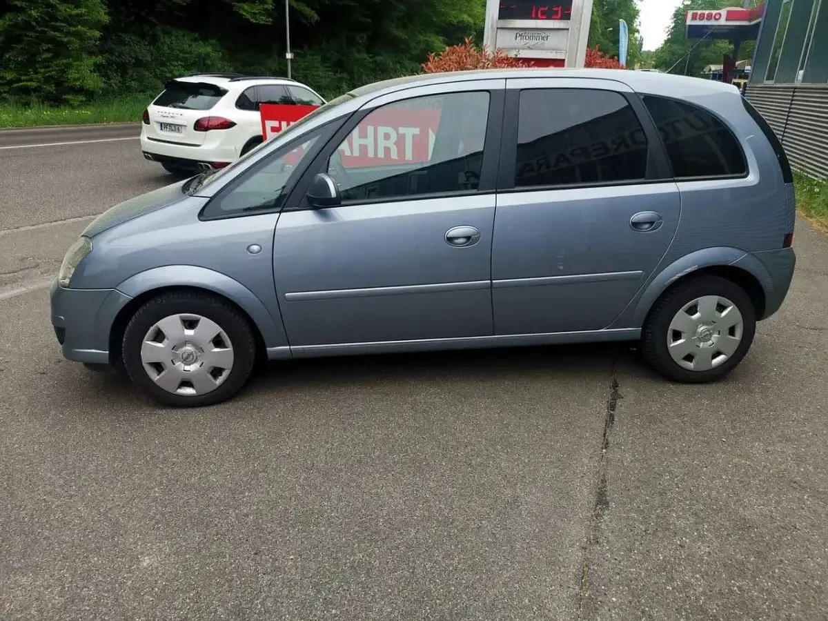 Gebraucht Opel Meriva Edition 105 PS (77 kW) 2005 Bosa nova blau Van / Kleinbus