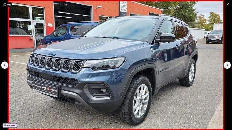 Gebraucht Jeep Compass Trailhawk 241 PS (177 kW) 2024 Blau SUV