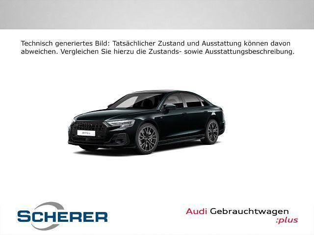 Mythosschwarz metallic Gebraucht 2022 Audi A8 Sport Limousine | 62.990 € (Teuer) - Bild 1/4
