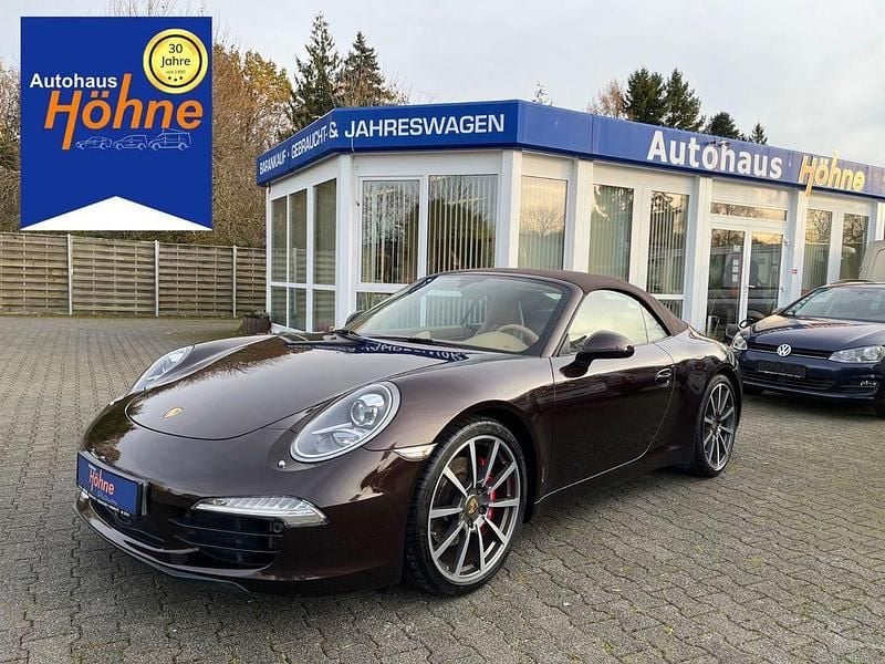 Braun Gebraucht 2015 Porsche 911 Carrera S Cabriolet Sport Cabrio | 77.990 € - Bild 1/4