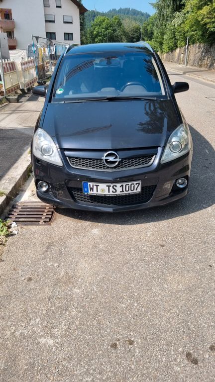 Schwarz Gebraucht 2008 Opel Zafira OPC Van / Kleinbus | 3.000 € (Superpreis) - Bild 1/4