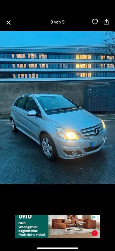 Gebraucht Mercedes B160 95 PS (69 kW) 2009 Silber Van / Kleinbus