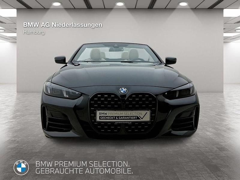 Schwarz Gebraucht 2024 BMW 420 Comfort Edition Cabrio | 55.909 € - Bild 1/4