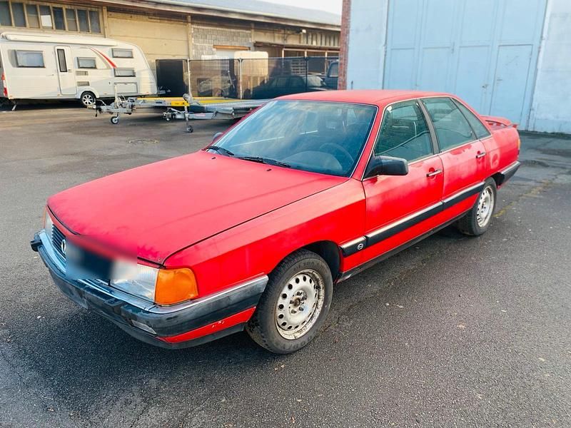 Rot Gebraucht 1987 Audi 100 Limousine | 3.900 € - Bild 1/4