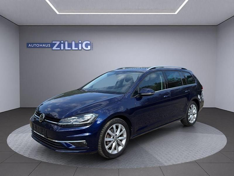 Blau Gebraucht 2019 VW Golf VII Highline Kombi | 18.990 € (Fairer Preis) - Bild 1/4