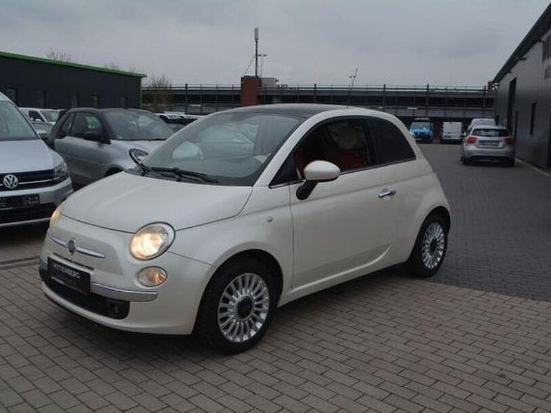 Gebraucht Fiat 500 Lounge 69 PS (50 kW) 2009 Weiß Cabrio