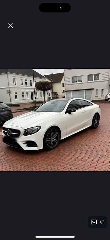 Gebraucht Mercedes E220 AMG line 194 PS (142 kW) 2017 Weiß Coupé