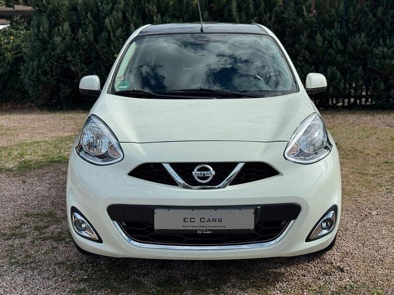 Gebraucht Nissan Micra Tekna 80 PS (58 kW) 2016 Weiß Kleinwagen