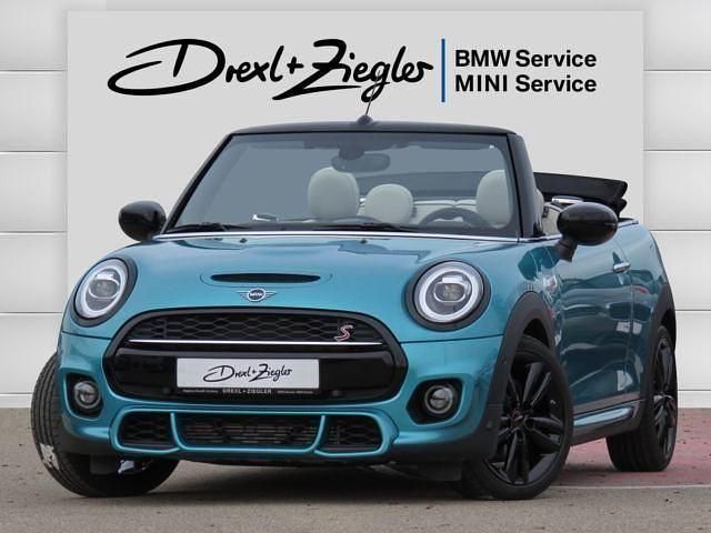 Caribbean aqua metallic (metallic) Gebraucht 2020 Mini John Cooper Works Cabriolet Cabrio | 26.390 € (Guter Preis) - Bild 1/4