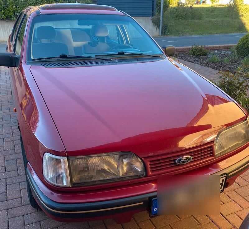 Rot Gebraucht 1991 Ford Sierra Limousine | 3.000 € - Bild 1/4