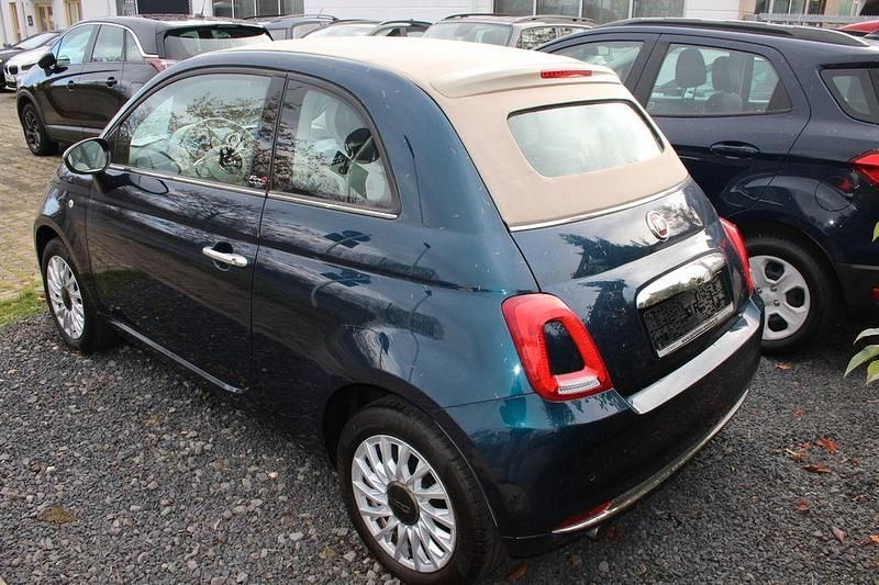 Gebraucht Fiat 500 Lounge 69 PS (50 kW) 2017 Blu dupinto di blu Cabrio