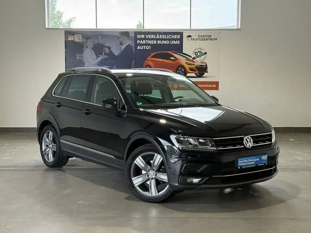 Gebraucht VW Tiguan Highline 150 PS (110 kW) 2018 Schwarz SUV
