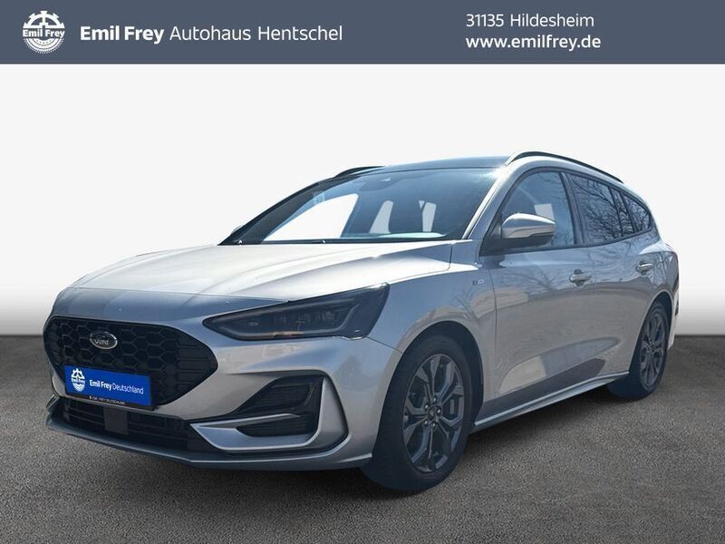 Moondust silber metallic Gebraucht 2023 Ford Focus ST-Line Kombi | 23.928 € (Guter Preis) - Bild 1/4
