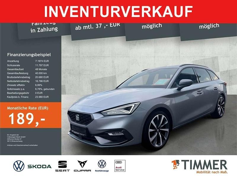 Urban silber Gebraucht 2021 Seat Leon ST FR-Line Kombi | 23.440 € (Fairer Preis) - Bild 1/4