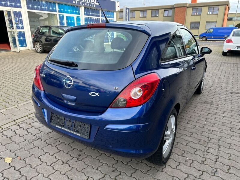Gebraucht Opel Corsa Edition 80 PS (58 kW) 2008 Blau Limousine