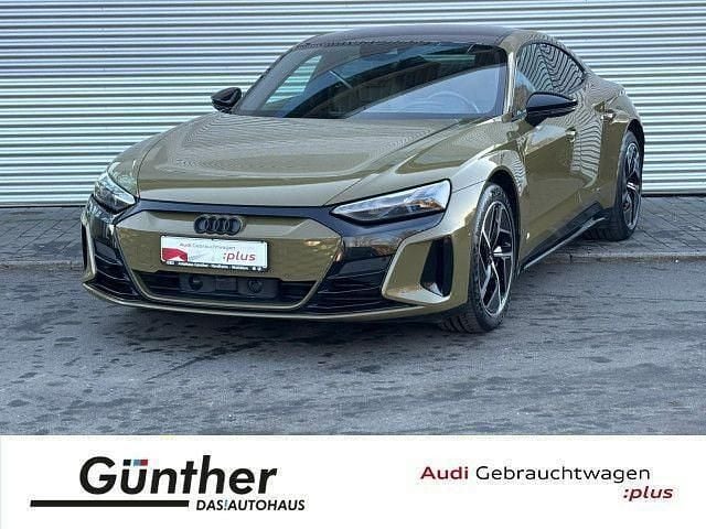 Taktikgrün metallic Gebraucht 2022 Audi e-tron GT quattro Sport Limousine | 53.879 € (Superpreis) - Bild 1/4