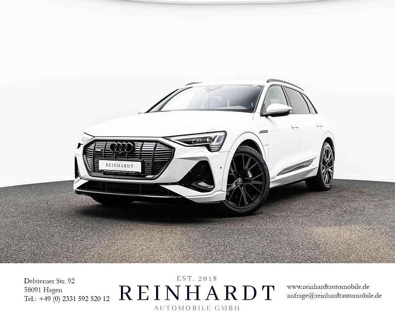 Gebraucht Audi e-tron S-Line 300 kW (408 PS) 2022 Gletscherweiß metallic SUV