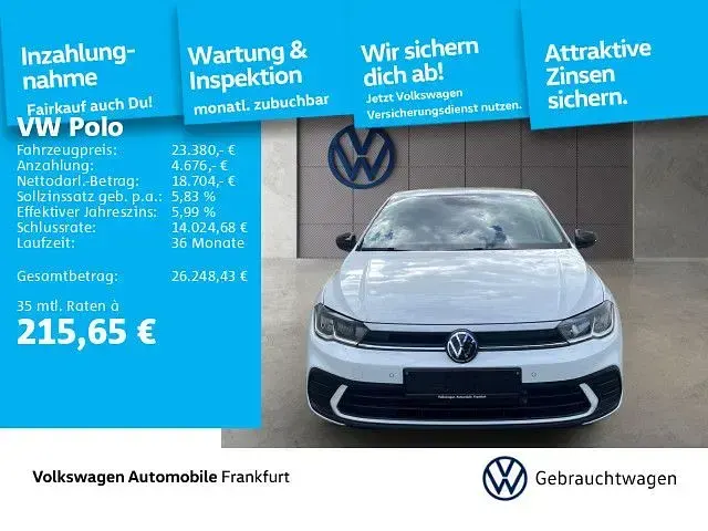Neu VW Polo Life 80 PS (58 kW) 2026 Weiß Kleinwagen