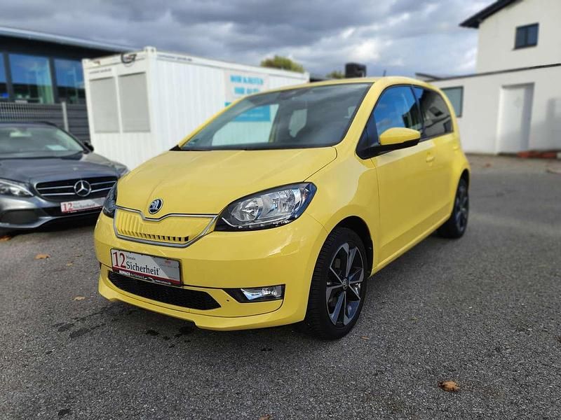 Sunflowergelb Gebraucht 2021 Skoda Citigo-e IV Best of Kleinwagen | 13.500 € (Fairer Preis) - Bild 1/4