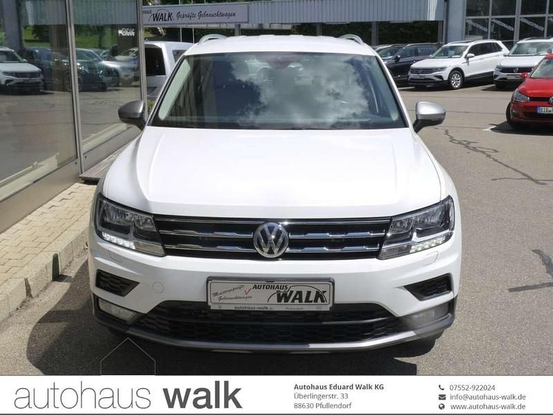Pure white Gebraucht 2021 VW Tiguan Allspace Comfortline SUV | 31.690 € (Guter Preis) - Bild 1/4