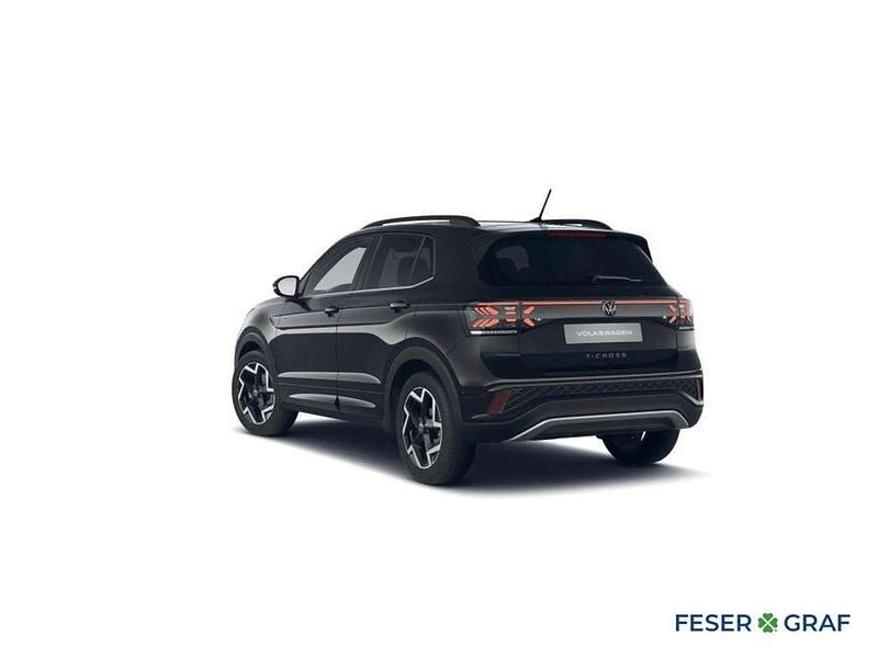Neu VW T-Cross R-line 116 PS (85 kW) 2025 Deep black perleffekt SUV