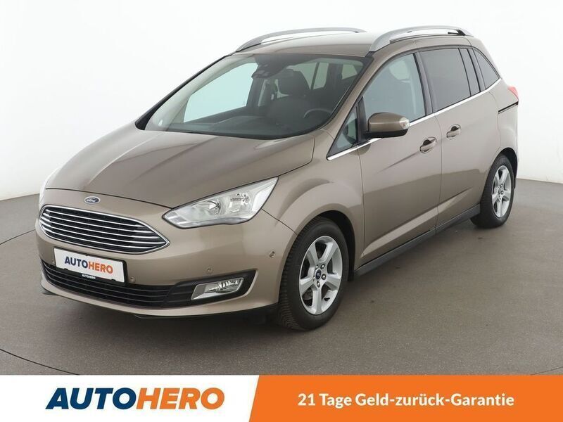 Grau Gebraucht 2019 Ford Grand C-Max Titanium Van / Kleinbus | 11.890 € (Superpreis) - Bild 1/3