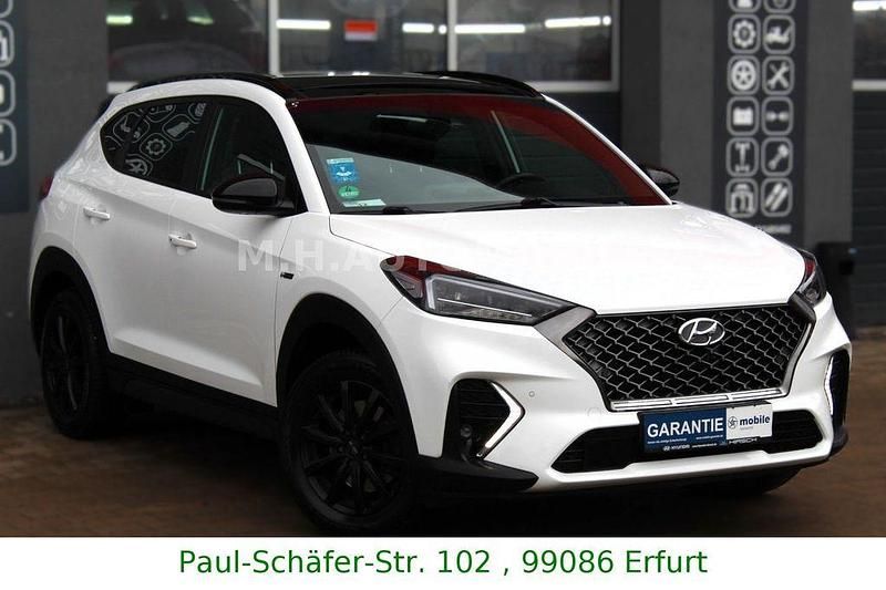 Weiß Gebraucht 2019 Hyundai Tucson N Line SUV | 19.990 € (Fairer Preis) - Bild 1/4