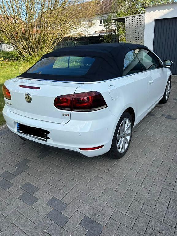 Gebraucht VW Golf Cabriolet 122 PS (89 kW) 2012 Weiß Cabrio