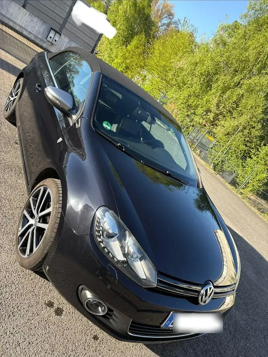 Gebraucht VW Golf Cabriolet Karmann 150 PS (110 kW) 2015 Schwarz Cabrio